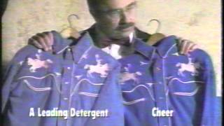 Cheer laundry detergent 90's commercial