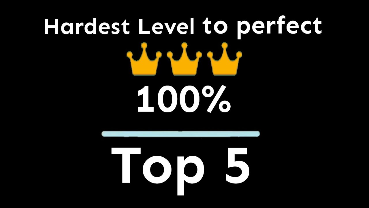 Rolling Sky - Hardest level to perfect ( Top 5 )
