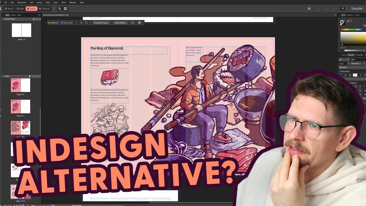 Using Affinity to Make an Art Book Without any Experience