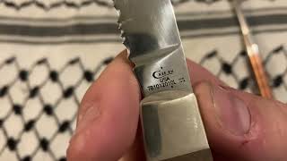 LONG-TERM WORK KNIFE REVIEW: Case Earth Brown g10 Tribal Lock Traditional Knife Serrated Edge