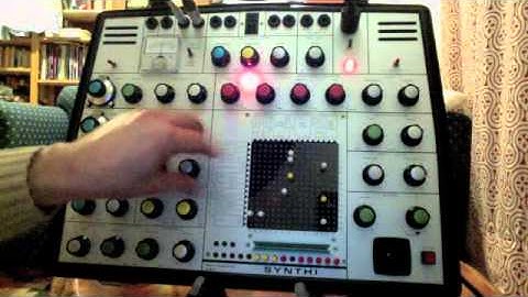 EMS Synthi A 2013 Synthesizer Demo 5 The Filter with Noise