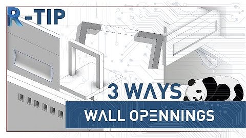 3 ways to create wall openings and recess in Revit - Genius Panda