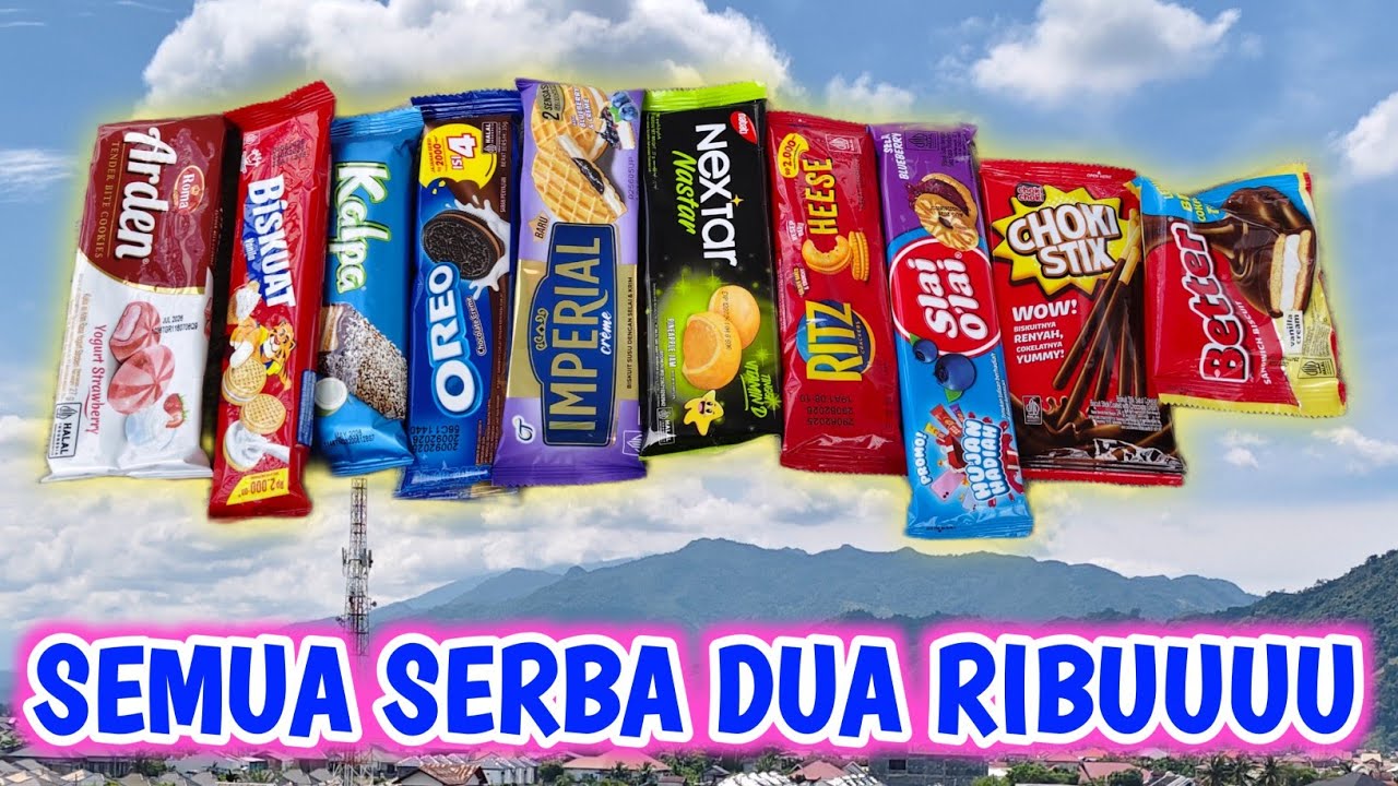 Snack 2 Ribuan NYOBAIN 10 JENIS MAKANAN MANIS DI HARGA 2 RIBUAN - YouTube