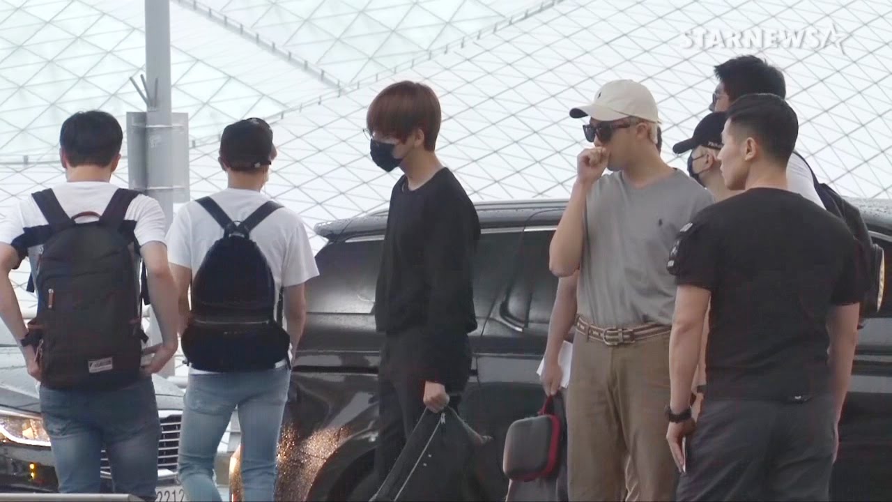 ★방탄소년단 민낯 사수에 얼굴 철통보안, BTS 인천공항 출국 현장★