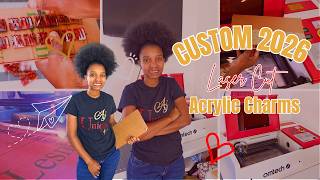 How to Make 2026 Graduation Acrylic Charms | K40 Laser Cutting Tutorial