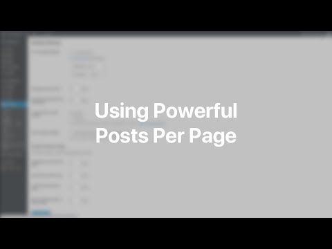 Using Powerful Posts Per Page | YOOtheme Documentation (WordPress)