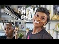 Styling My Grown Out Pixie!|Mold &Style!| Ft. Duvolle