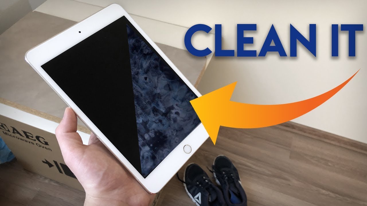 how to clean ipad screen disinfect