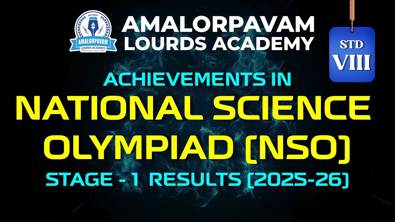 Olympiad NSO Stage - 1 Results- Std - VIII | 2025-26