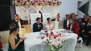 Çan Nadir Pazarbaşı Düğün Salona Tuğba İle  Emre Nikah Töreni