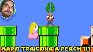 MARIO TRAICIONA A PEACH ?!? - Reacción Animaciones Level UP con Pepe el Mago (#2)