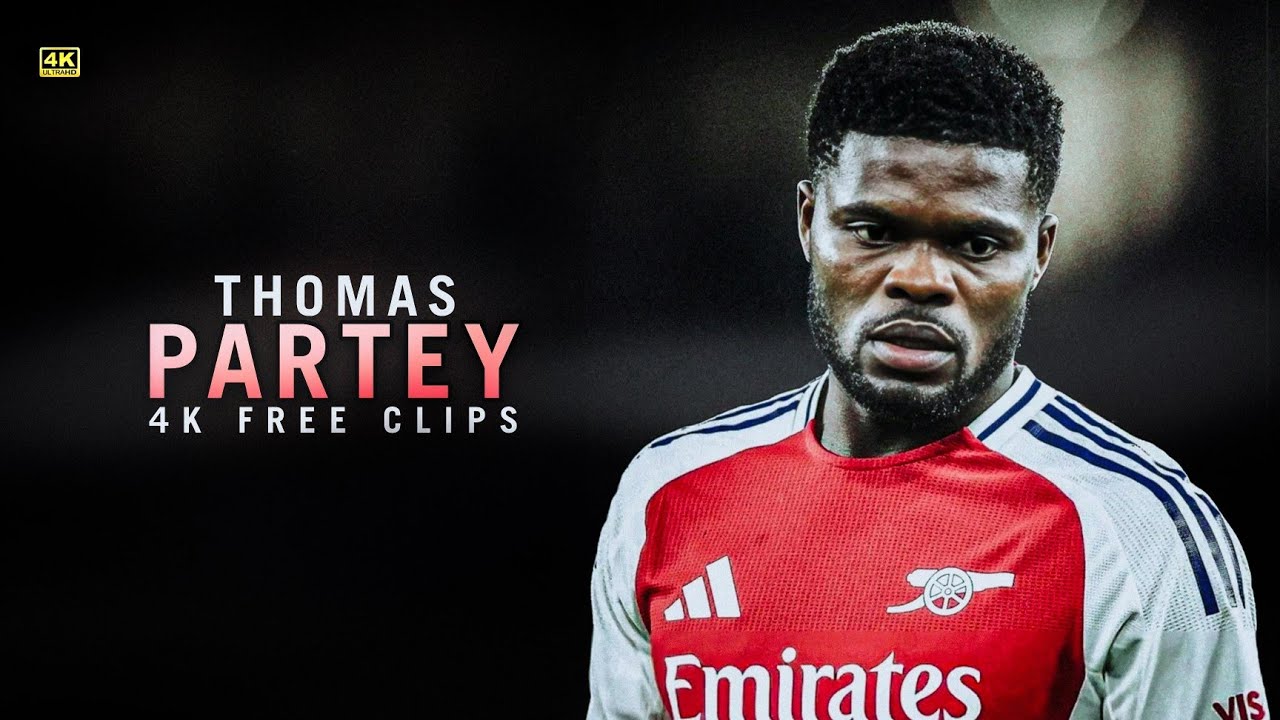 Thomas Partey 2025 ● FREE CLIPS / NO WATERMARK ● FREE TO USE ● 4K 2160p