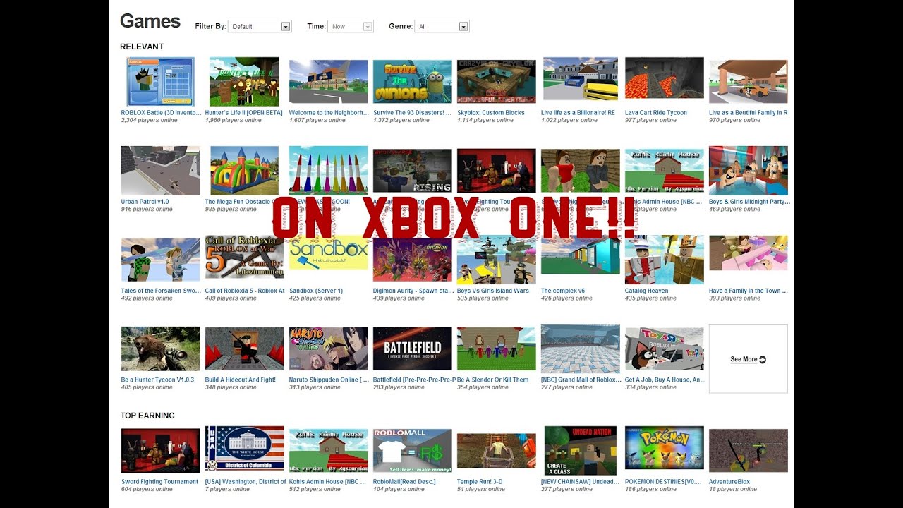 How To Play Any Roblox Game On Xbox One Youtube