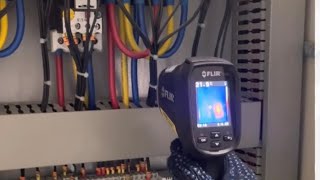 Thermal inspection of electrical panel. Uses of Thermal imaging Camera.