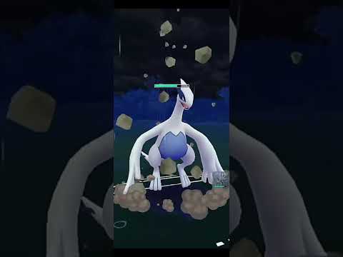 【マスターリーグ】ドリュウズのいわなだれ。ルギアは何発耐える…！？【ポケモンGO】【GOバトルリーグ】【Pokemon GO】 #Shorts