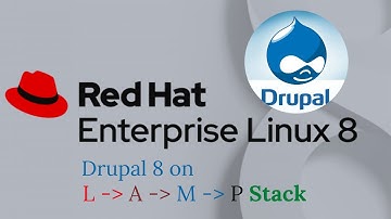 Drupal 8 installation on LAMP stack in redhat/centos 7/8
