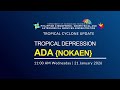 Press Briefing: Tropical Depression ADA {NOKAEN} issued at 11:00 AM | January 21, 2026 - Wednesda