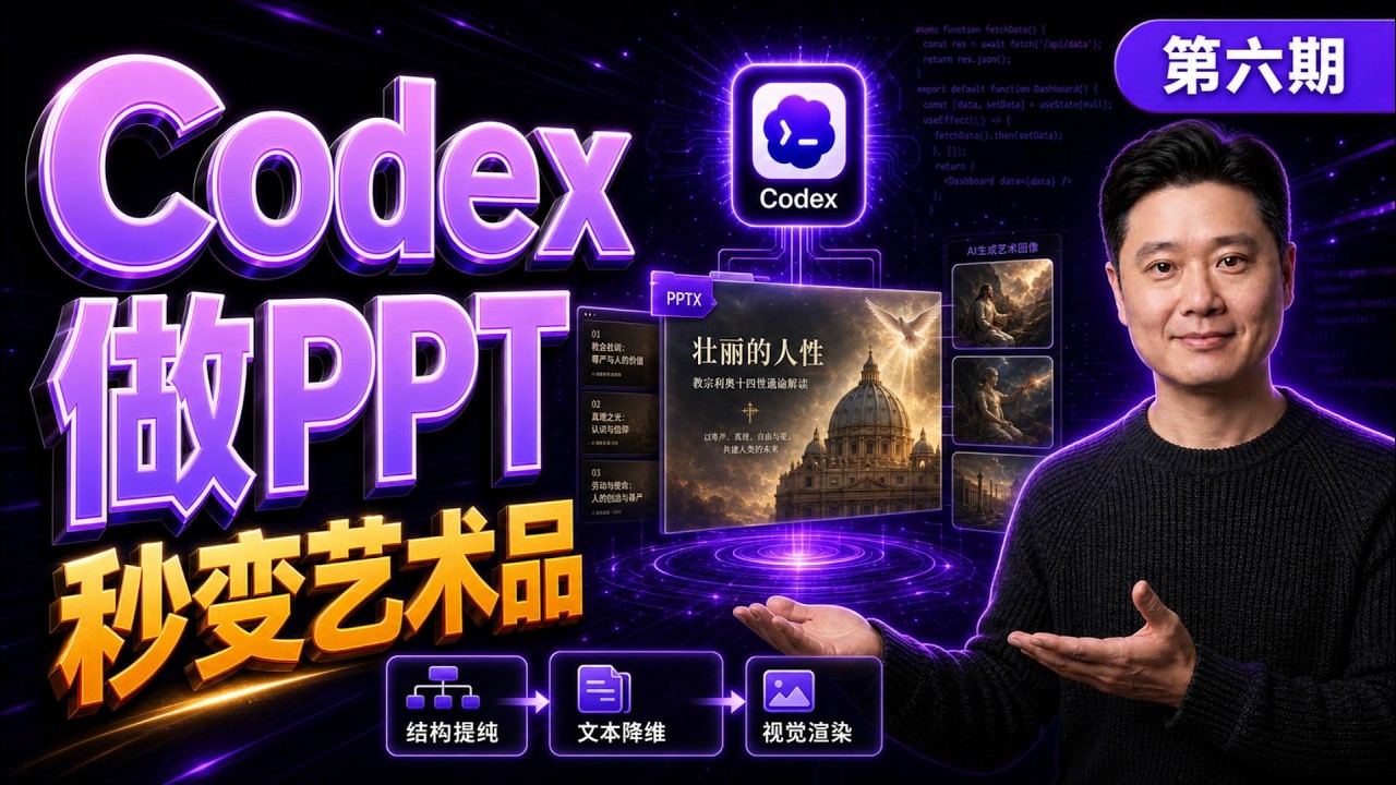 Codex Powerpoint Background Codex 入门 06: Codex 秒变 PPT 神器?实战打造质感拉满的演示文稿 | Turn PPTs into ...