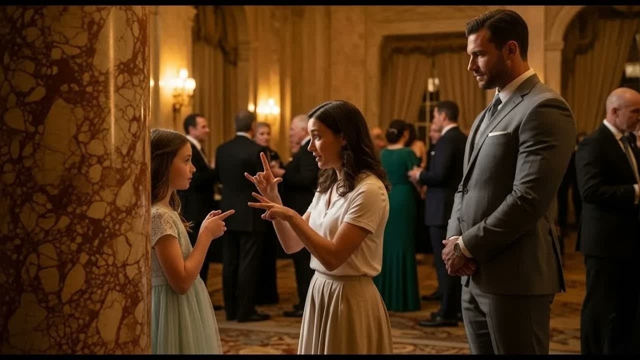 Sie sah, wie alle die taube Tochter des Milliardärs ignorierten – bis sie mit Gebärden sprach