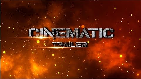 Cinematic trailer intro templet #kinemaster after effect