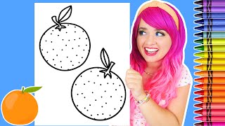 Coloring Oranges Coloring Page | Crayola Crayons