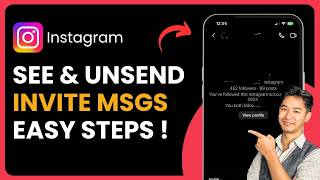 How to See & Unsend Invite Messages on Instagram