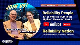 Reliability People EP 6: Where is RCM in the Uptime® Elements - Pt 1