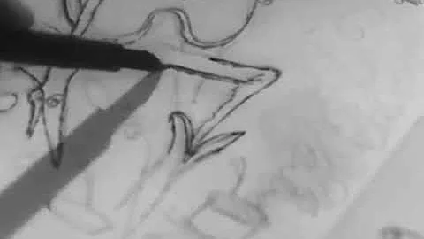 Ronald Searle Drawing