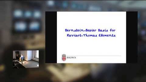 Mark Ainsworth DSCI Seminar  Pyramid algorithms for Bernstein Bezier finite elements of high nonunif