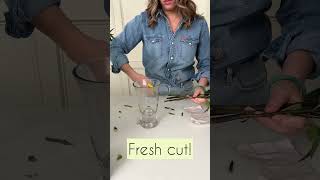 Boiling Water Trick For Fresh Flowers