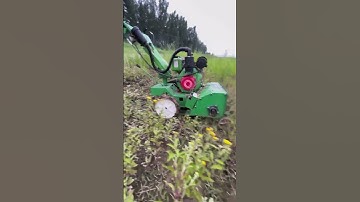 Mini Tiller Machine in Action | Powerful Farming Tool for Easy Soil Preparation part 997