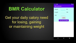 How to use: BMR Calculator by PR screenshot 5