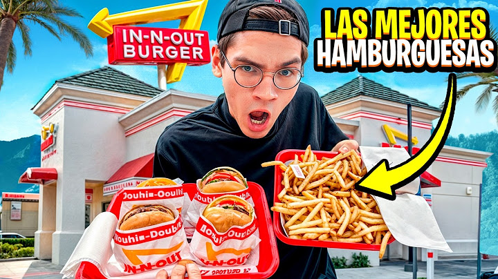 PROBANDO LA HAMBURGUESA MAS FAMOSA DE ESTADOS UNIDOS 🍔