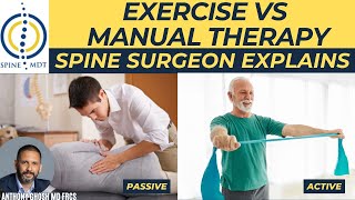 Manual Therapy vs Exercise for Back Pain – Spine Surgeon explains