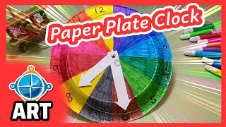 Famous Paper Plate Clock | Fun How To Video! | NWE Kids Art Net Worth