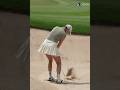 Bunker shot tutorial in slow motion with Nataliya Guseva.