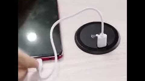 T02 office desk embedded wireless charger 7 5w 10w