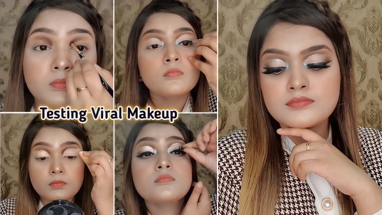 Trying viral tik tok eyeshadow hack Easy & Quick Cutcrease eye