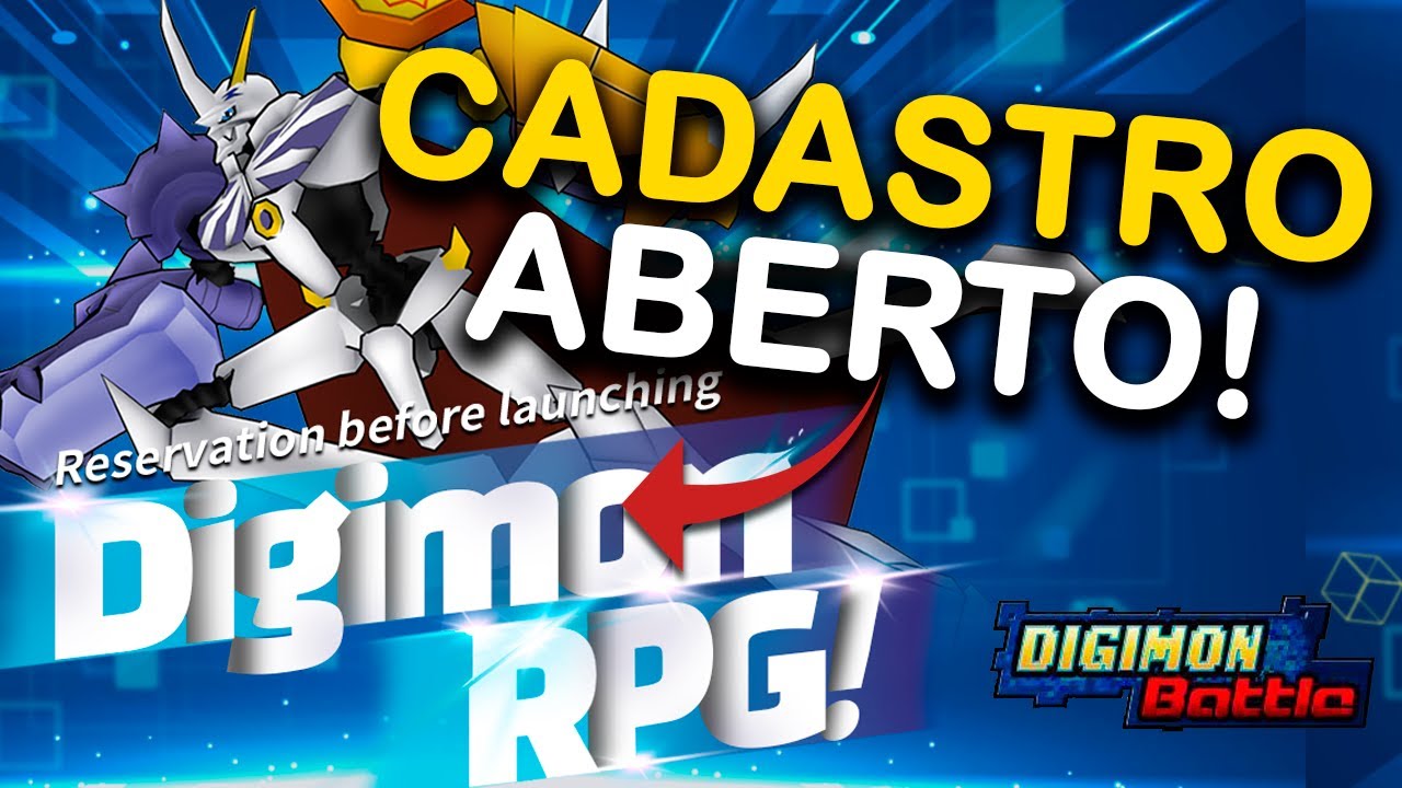 CADASTRE-SE AGORA! DIGIMON BATTLE GLOBAL LANÇA HOJE 