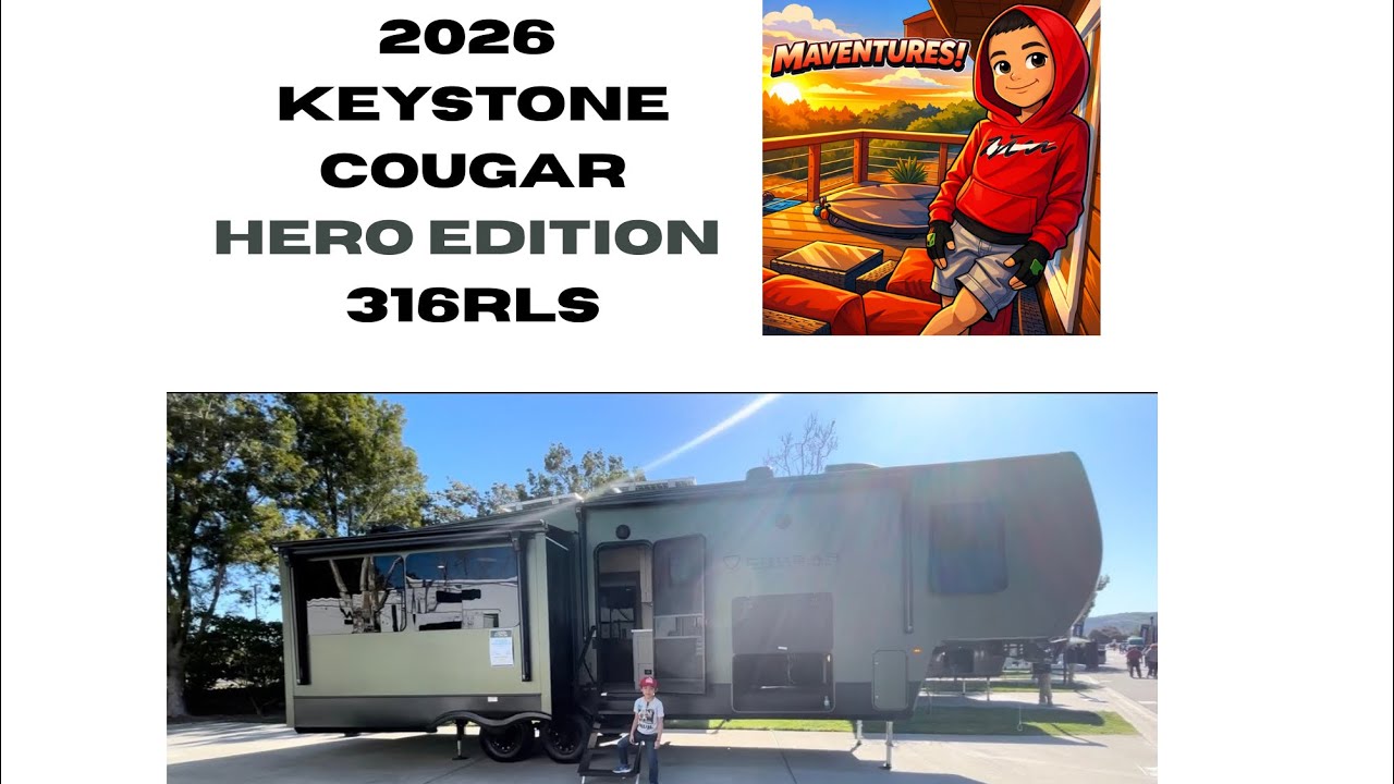 2026 Keystone Cougar Hero Edition 316RLS RV 5th Wheel Tour - Camping ...
