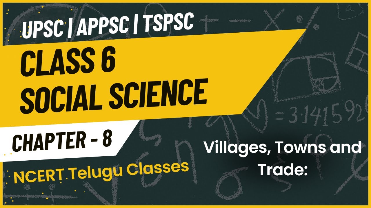 Villages, Towns and Trade Free NCERT Telugu History Class 6 Chapter