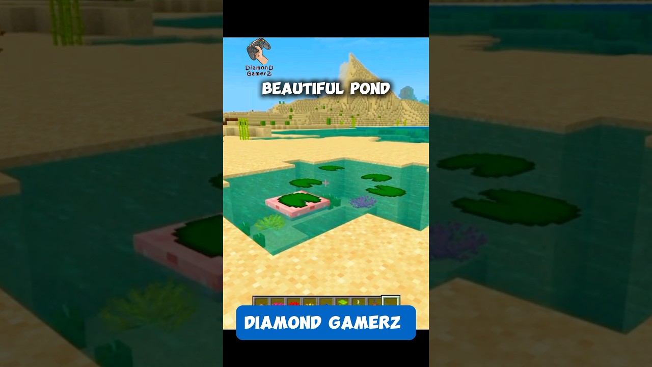 ⛏️💦 Beautiful Pond! 🌿 Minecraft Nature Build