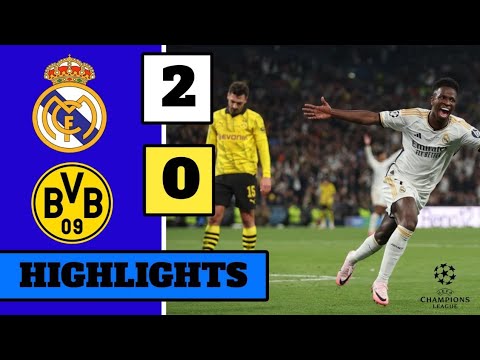 Real Madrid Vs Borussia Dortmund 2-0 || Champion league Final 2024 ...