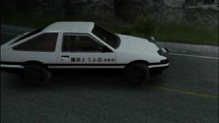 Initial D AE86 vs FD3S in rFactor