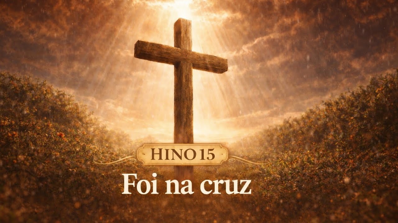 Hino 15 da Harpa Cristã – Foi na Cruz ✝️