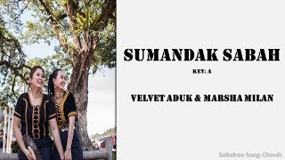 Velvet Aduk & Marsha Milan - Sumandak Sabah (Lyric & Chord Cover)