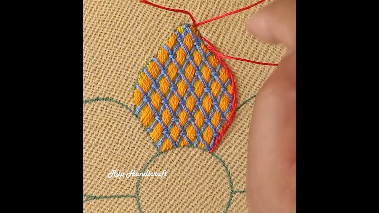 Flower Embroidery Designs !!! Basket Waves Flower Embroidery Needle Work,Flower Embroidery Sewing Ha