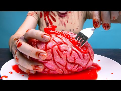 Dinner with the Walking Dead 🧟‍♀️ 🧠 🧟‍♂️ / Crazy Stop Motion Cooking ＆ ASMR