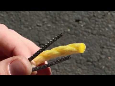 How to Neatly Cut Synthetic Rope and Fuse Ends with No Special Tools ...