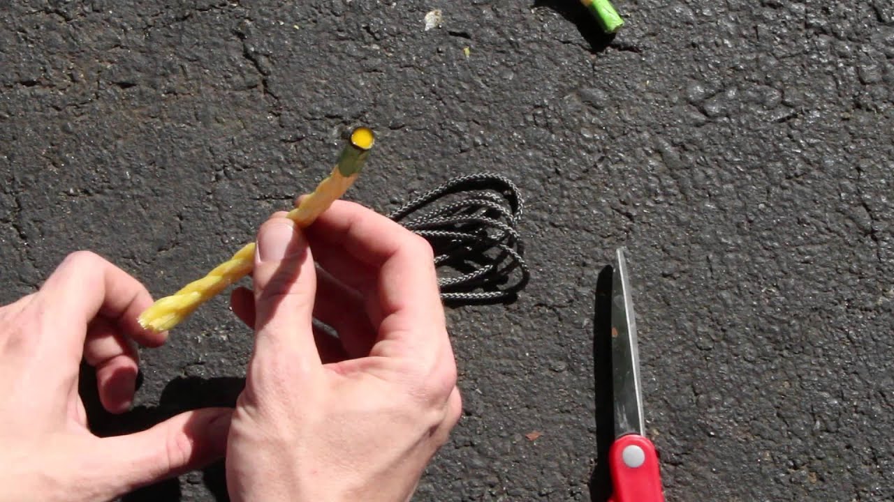 How to Neatly Cut Synthetic Rope and Fuse Ends with No Special Tools ...